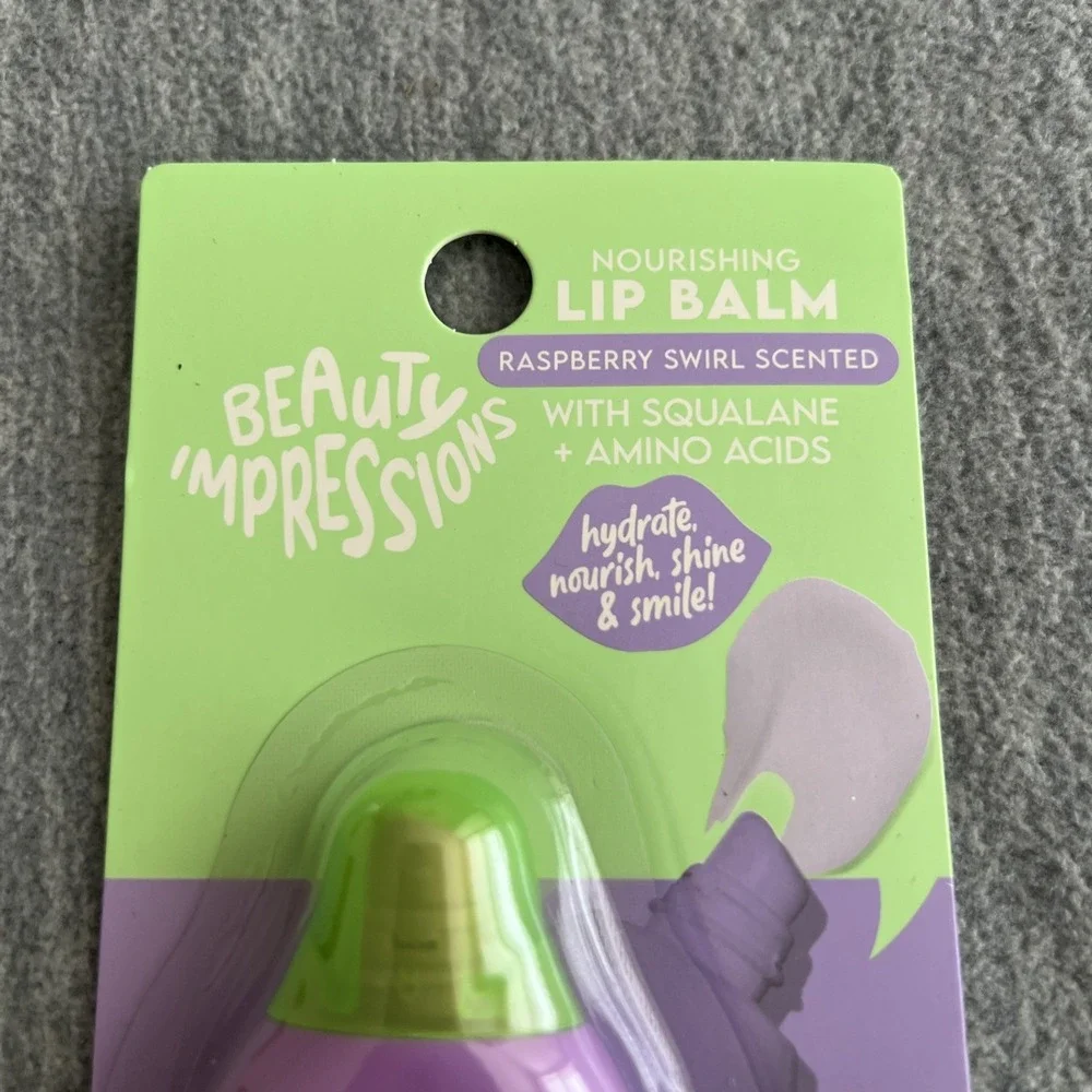 Beauty Impressions Nourishing Lip Balm Raspberry Swirl Viral TikTok Squalane New